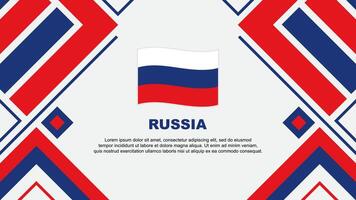 Russland Flagge abstrakt Hintergrund Design Vorlage. Russland Unabhängigkeit Tag Banner Hintergrund Vektor Illustration. Russland Flagge