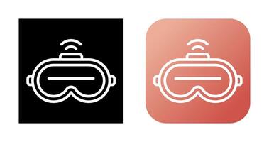 erweitert Wirklichkeit Headset Vektor Symbol