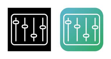 equalizer vektor ikon