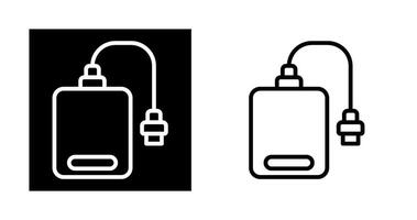 Vektorsymbol für externe Festplatte vektor