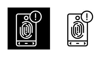 biometrisch Identifizierung Vektor Symbol