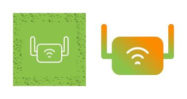 Wi-Fi räckvidd förlängare vektor ikon