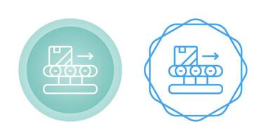 Förderband-Vektorsymbol vektor