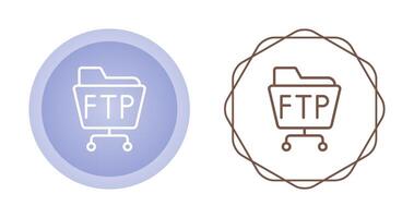 ftp Server Vektor Symbol