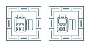 Punkt von Verkauf System Vektor Symbol