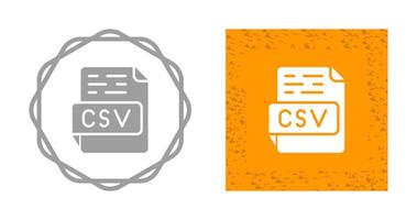 csv-Vektorsymbol vektor