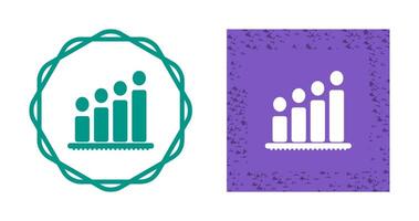 Balkendiagramm-Vektorsymbol vektor