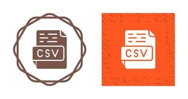 csv-Vektorsymbol vektor