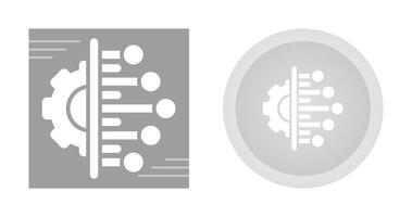 Vektorsymbol für die Datenintegration vektor