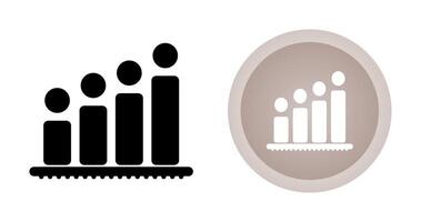 Balkendiagramm-Vektorsymbol vektor