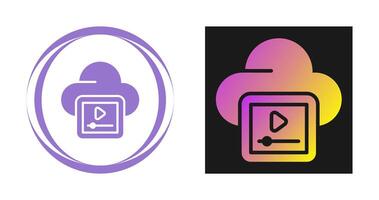 video värd vektor ikon