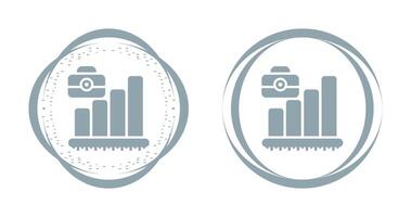 portfölj med Diagram vektor ikon