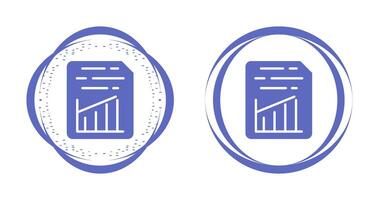 dokumentera Föra in Graf vektor ikon