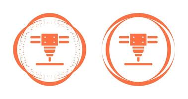 Laser- Schneiden Maschine Vektor Symbol