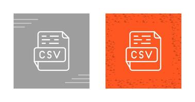 csv-Vektorsymbol vektor