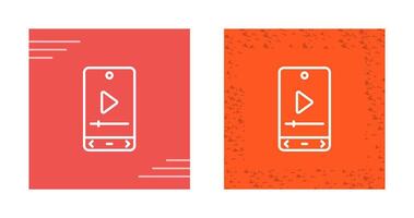 Video-Player-Vektorsymbol vektor