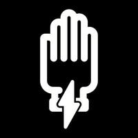 isoliert Handschuhe Vektor Symbol