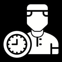 Arbeiten Stunde Vektor Symbol