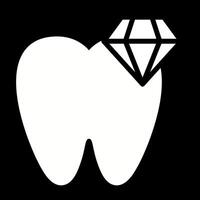 vit tänder vektor ikon