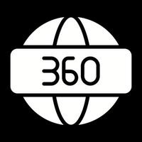 360-Grad-Vektorsymbol vektor
