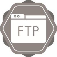 FTP-Vektorsymbol vektor