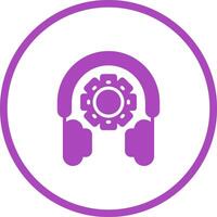 Headset-Vektor-Symbol vektor