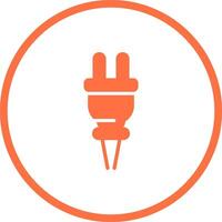 Plug-Vektor-Symbol vektor