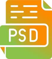 PSD-Vektorsymbol vektor