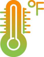 Thermometer-Vektor-Symbol vektor