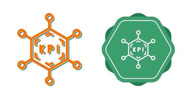 Schlüssel Performance Indikatoren Vektor Symbol