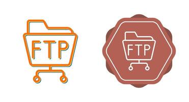 ftp Server Vektor Symbol