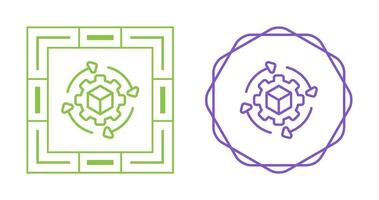 liefern Kette Analytik Vektor Symbol