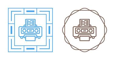 Druckervektorsymbol vektor