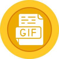 GIF-Vektorsymbol vektor