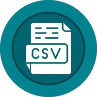 csv-Vektorsymbol vektor