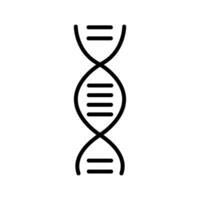 DNA-Struktur-Vektorsymbol vektor