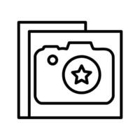 Star Fotografie Vektor Symbol