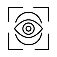 vision vektor ikon