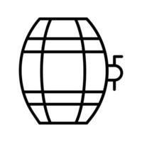 Barrel-Vektor-Symbol vektor