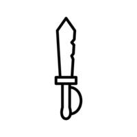 Piratenschwert-Vektorsymbol vektor