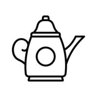 Teekanne-Vektor-Symbol vektor