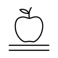 Apple-Vektor-Symbol vektor