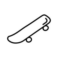 Skateboard-Vektor-Symbol vektor