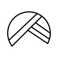 Turban-Vektor-Symbol vektor