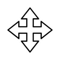 Bewegung Pfeil Vektor Symbol