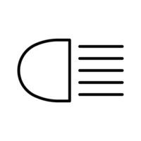 Scheinwerfer-Vektor-Symbol vektor