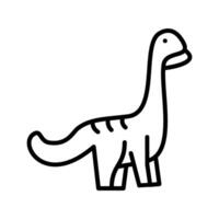 Dinosaurier-Vektor-Symbol vektor