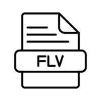 flv vektor ikon