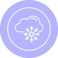 snöig vektor ikon