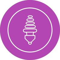 Energiesparlampen-Vektorsymbol vektor